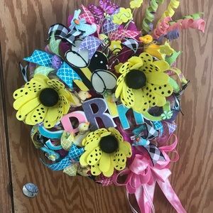 Springs Finally Here wreath